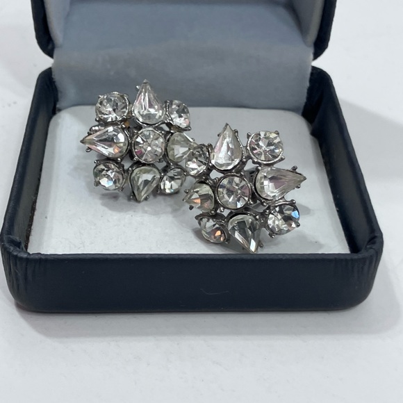 Vintage Rhinestone Cuff Links - Picture 5 of 10